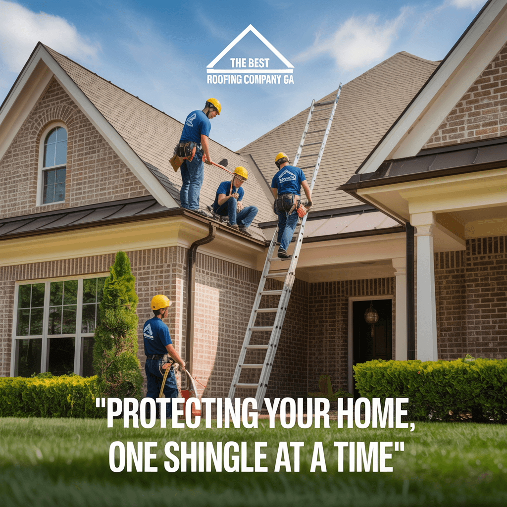 at-work-painting-brown-house Roofing Crew